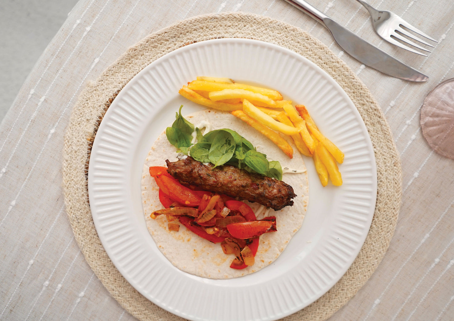 Halal Lamb Kebab Wrap Recipe