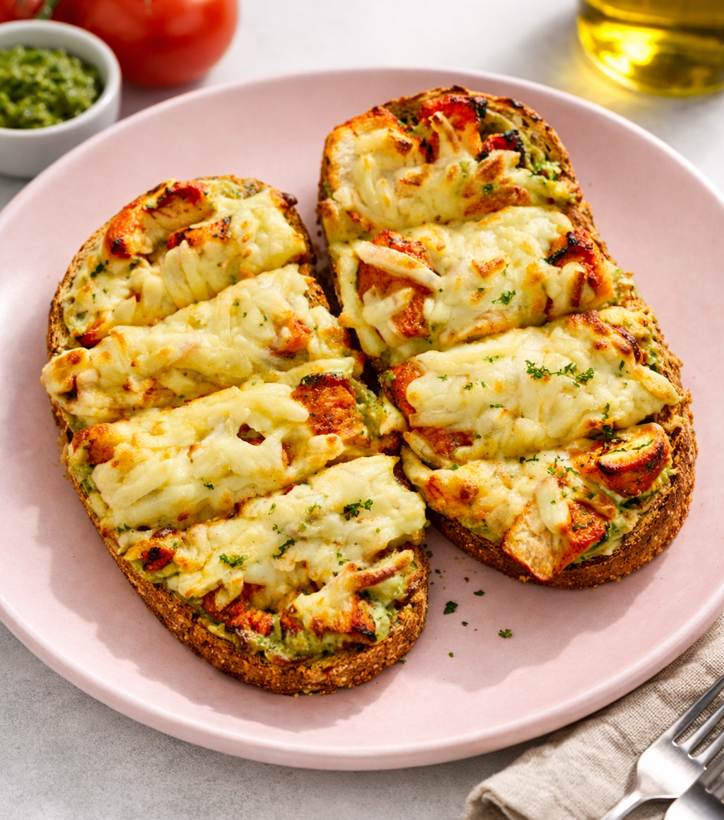 Perfect Chicken Tikka Garlic Toast