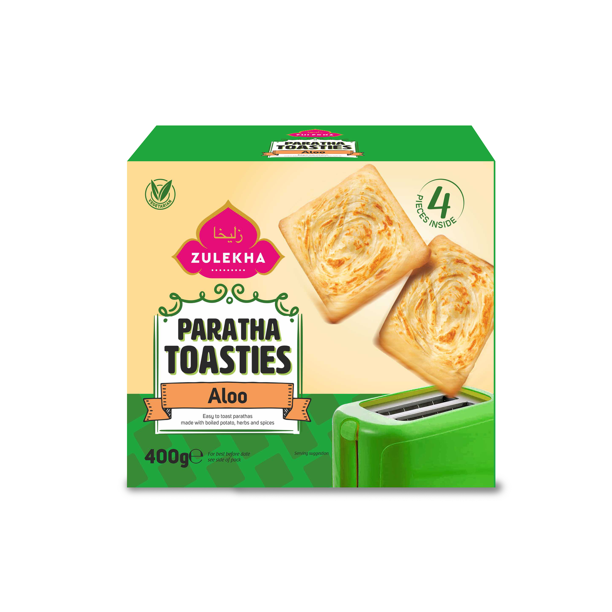 Aloo Paratha Toastie