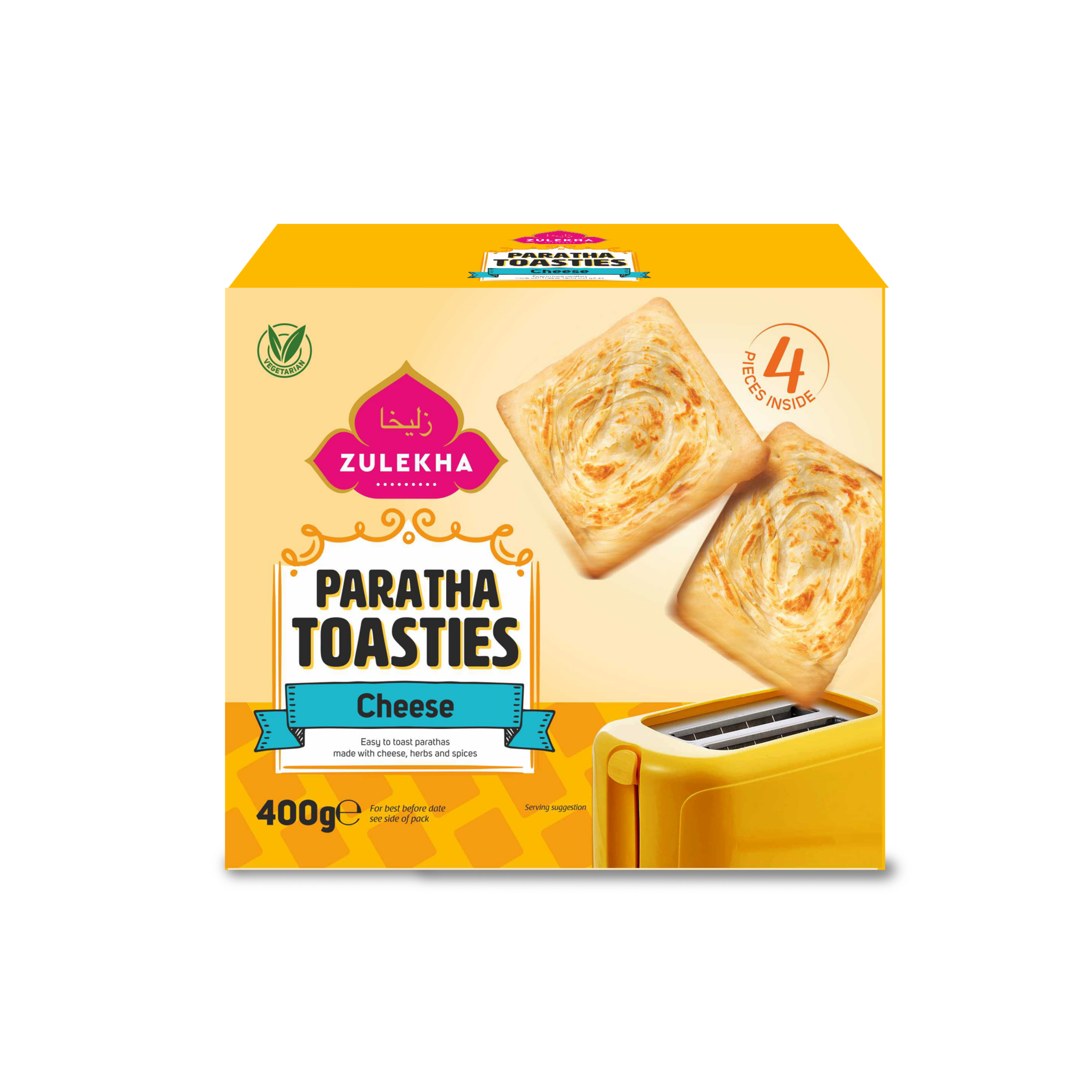 Cheese Paratha Toasties