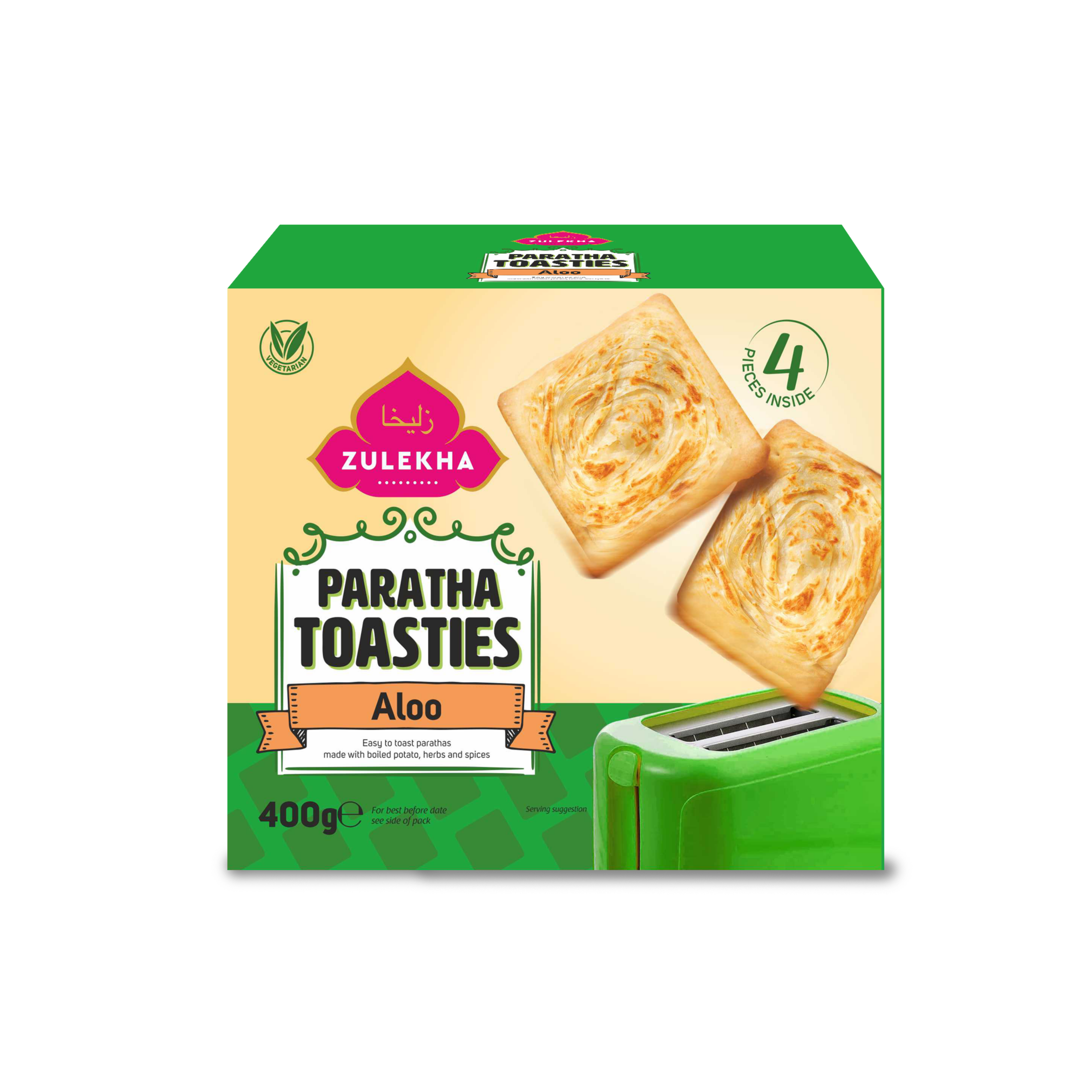 Aloo Paratha Toastie