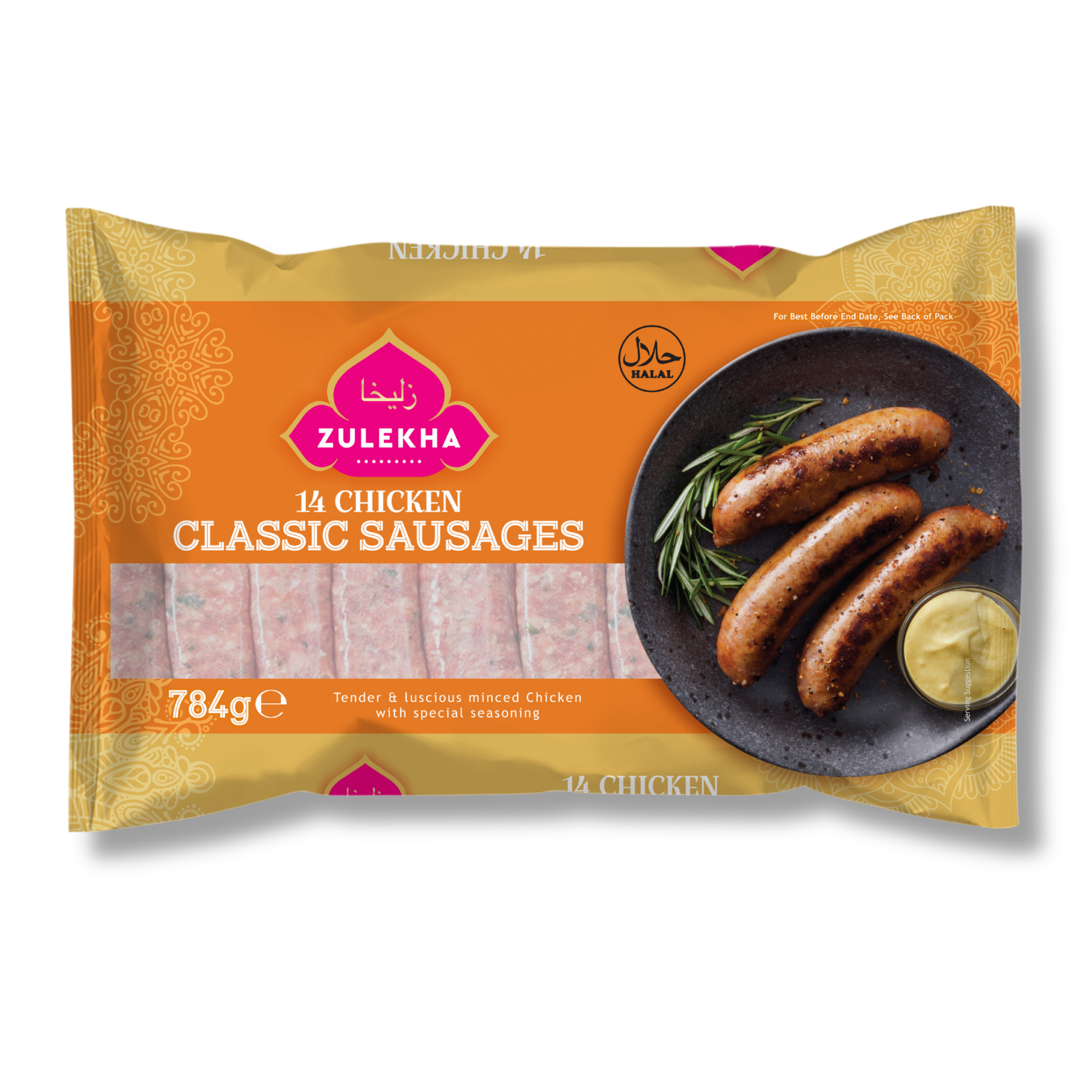 14 Chicken Sausage Classic 784g