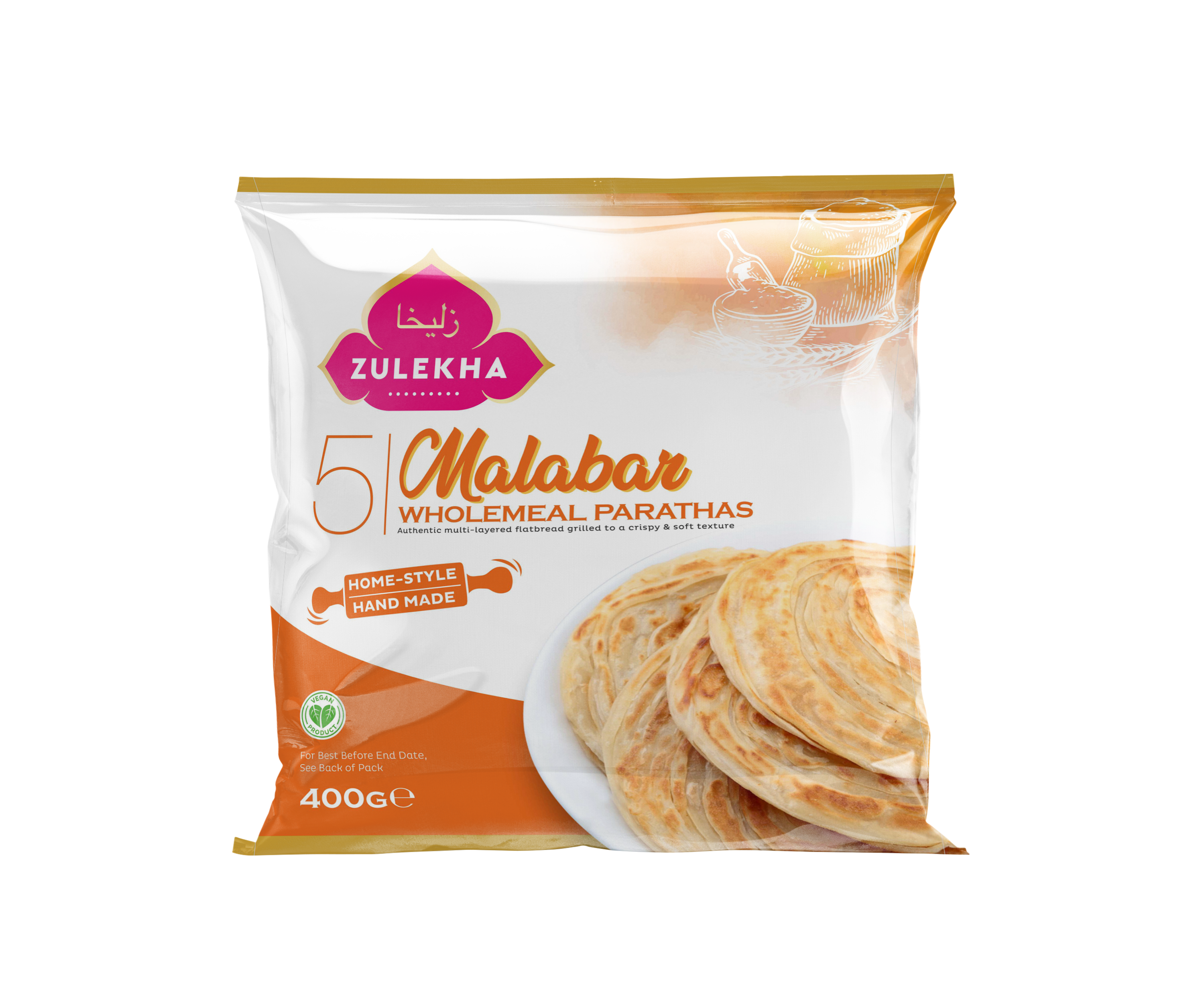 Malabar Wholemeal Paratha 5pc