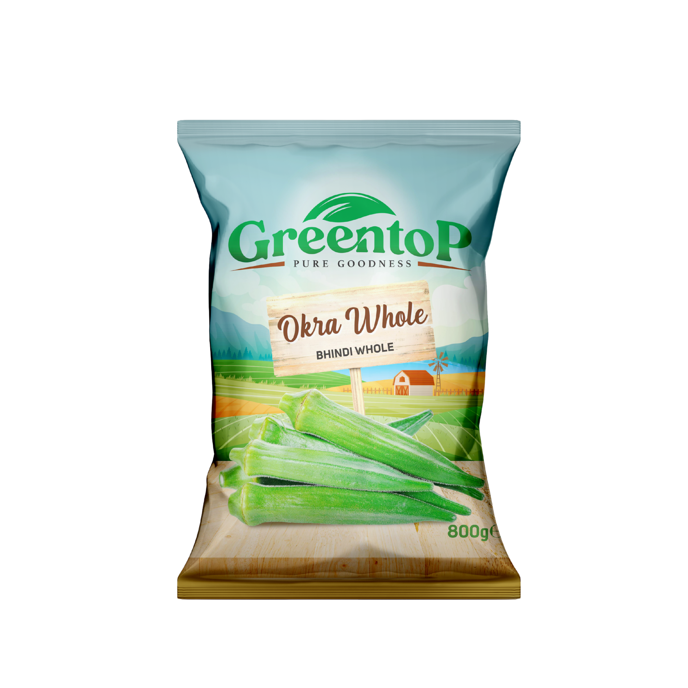 Whole Okra 800g