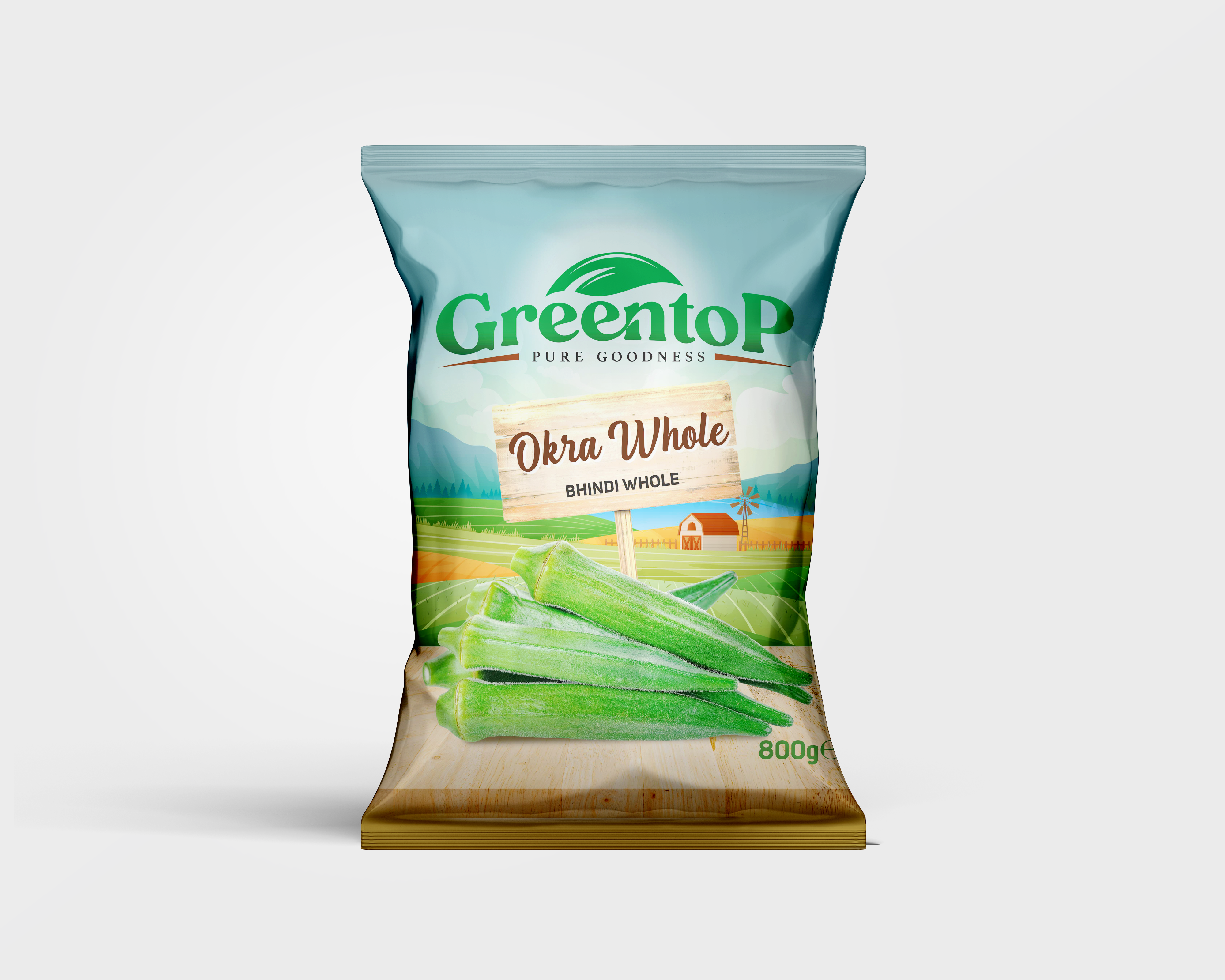 Whole Okra 800g