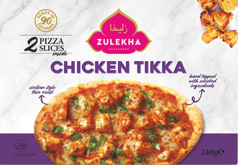 Chicken Tikka Pizza Slices