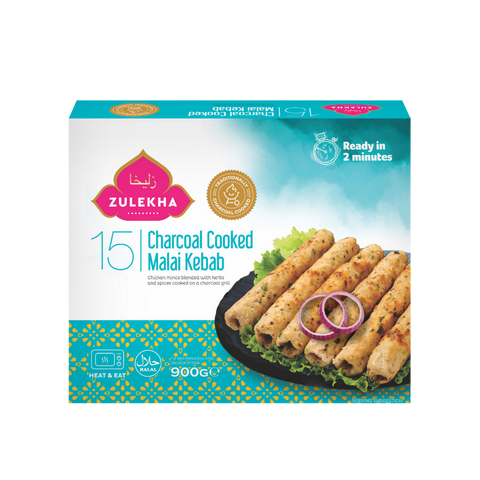 15 Chicken Charcoal Malai Kebab 900g