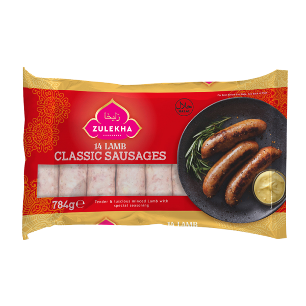 14 Lamb Sausage Classic 784g