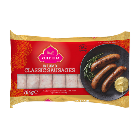 14 Lamb Sausage Classic 784g