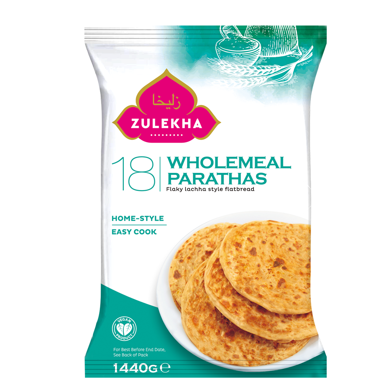 Wholemeal Family Parathas